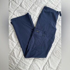 Jockey Womens Navy Blue Cargo Scrub Pant